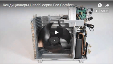 Видео Hitachi серии Eco Сomfort